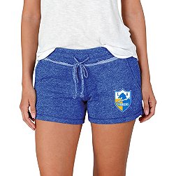 Concepts Sport Women's Los Angeles Chargers Mainstream Terry Grey Shorts