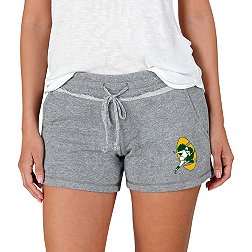 Concepts Sport Women's Green Bay Packers Mainstream Terry Grey Shorts