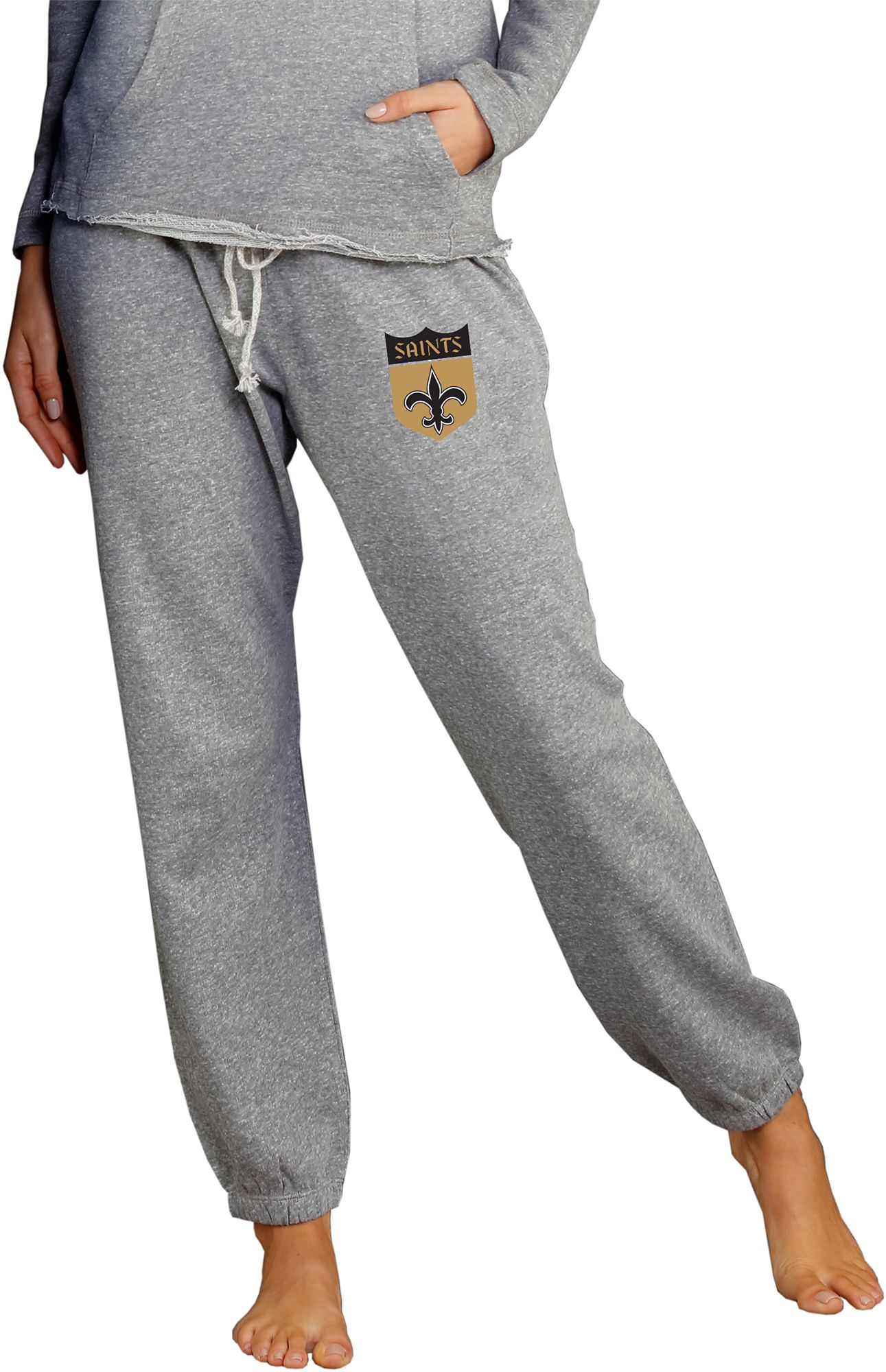Concepts Sport Women's New Orleans Saints Mainstream Grey Jogger