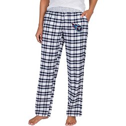 Concepts Sport Women's Tennessee Titans Navy Sienna Flannel Pants