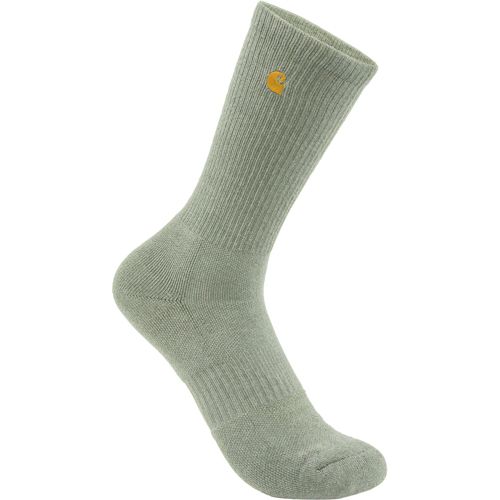 Carhartt Men's Solid Logo Crew Socks - 2 Pack
