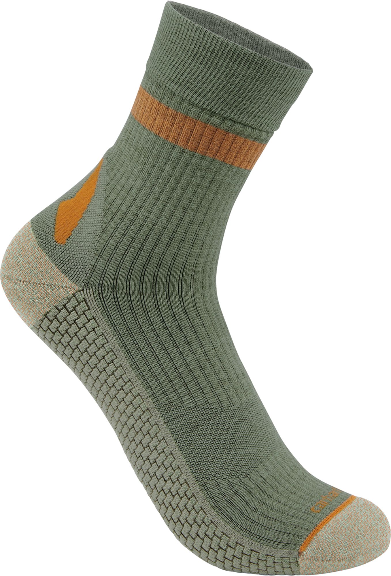 Carhartt Force Grid Lightweight Wool Short Crew Socks, Men