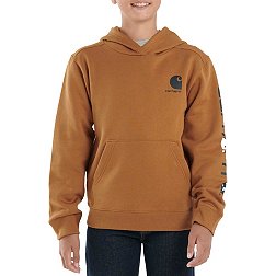 Carhartt Baby Boys Long-Sleeve Half-Zip Logo Sweatshirt