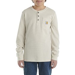Carhartt Little Boys' Long Sleeve Henley Pocket T-Shirt
