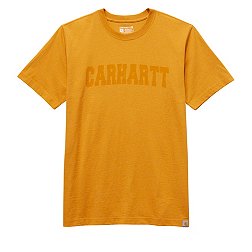 Carhartt Men's Heavyweight Fishing Logo Graphic T-Shirt Regular and Big  Green X-Large