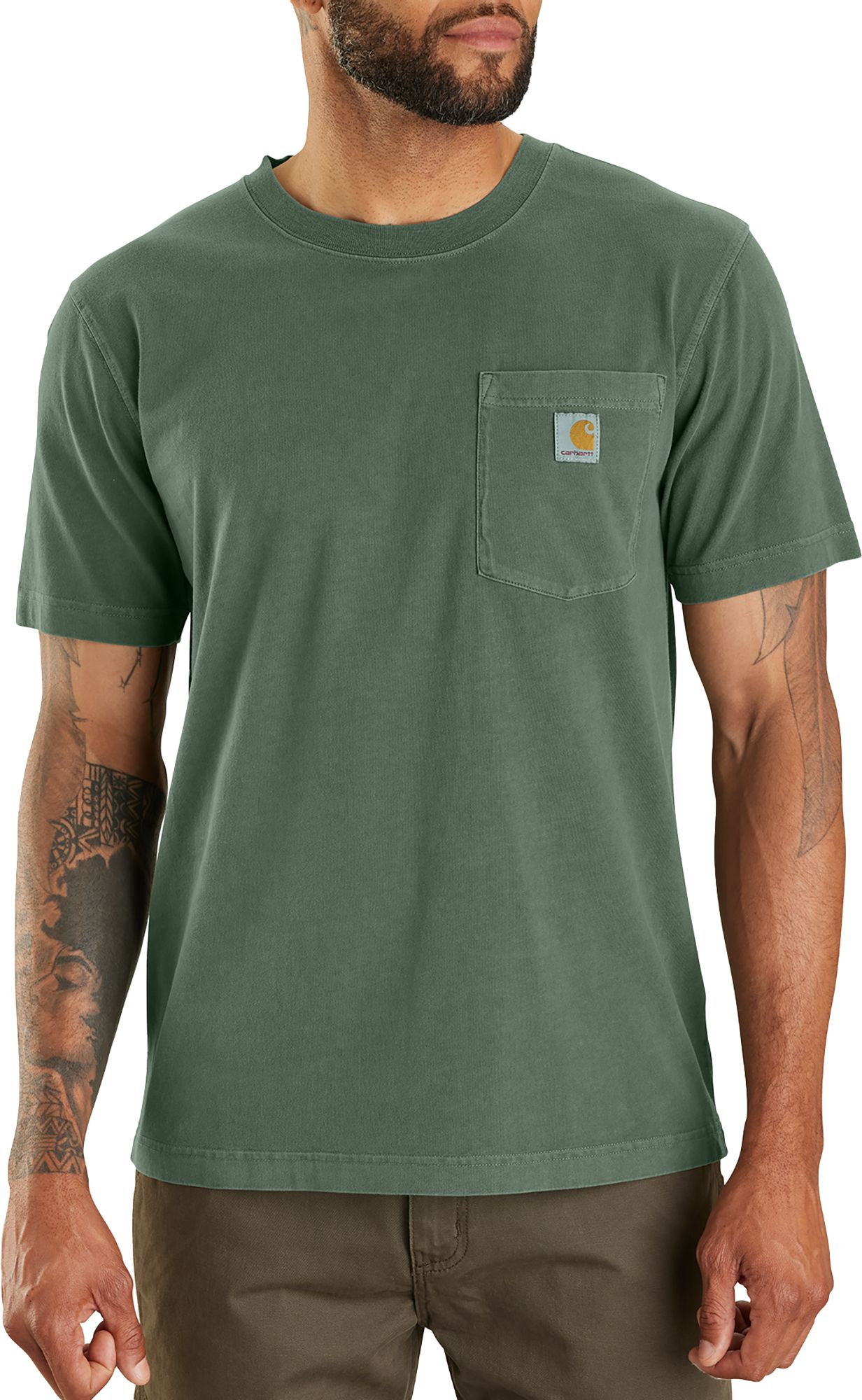 Carhartt Men's Garment Dye Short Sleeve T-Shirt