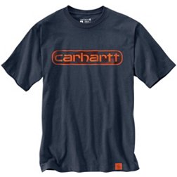 Carhartt Men's Loose Fit Heavyweight Short Sleeve Camo Logo Graphic T-Shirt