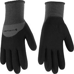 Hot Paws Men's Convertible Thermal Fleece Knit Flip Top Winter Mittens  Fingerless Gloves