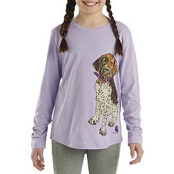 Carhartt Girls' Long Sleeve Puppy Graphic T-Shirt