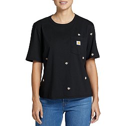 Carhartt Women's Boxy Fit Allover Print Short Sleeve T-Shirt