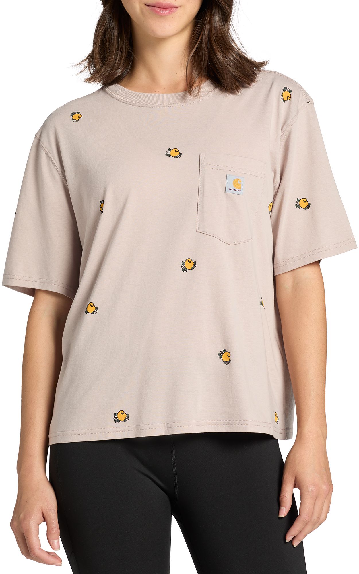 Carhartt Women's Boxy Fit Allover Print Short Sleeve T-Shirt