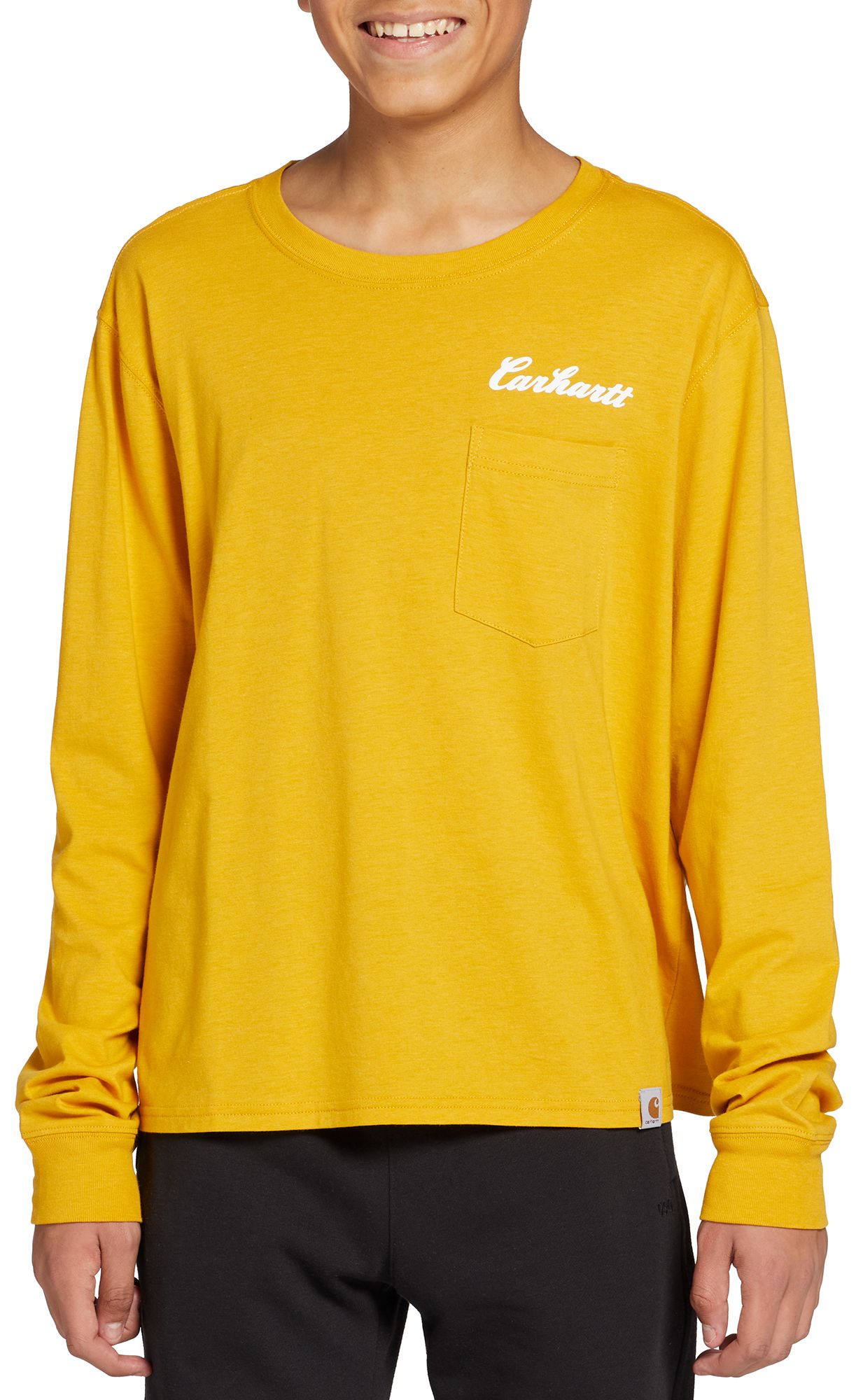 Carhartt Women's Script Boxy Fit Long Sleeve Tee