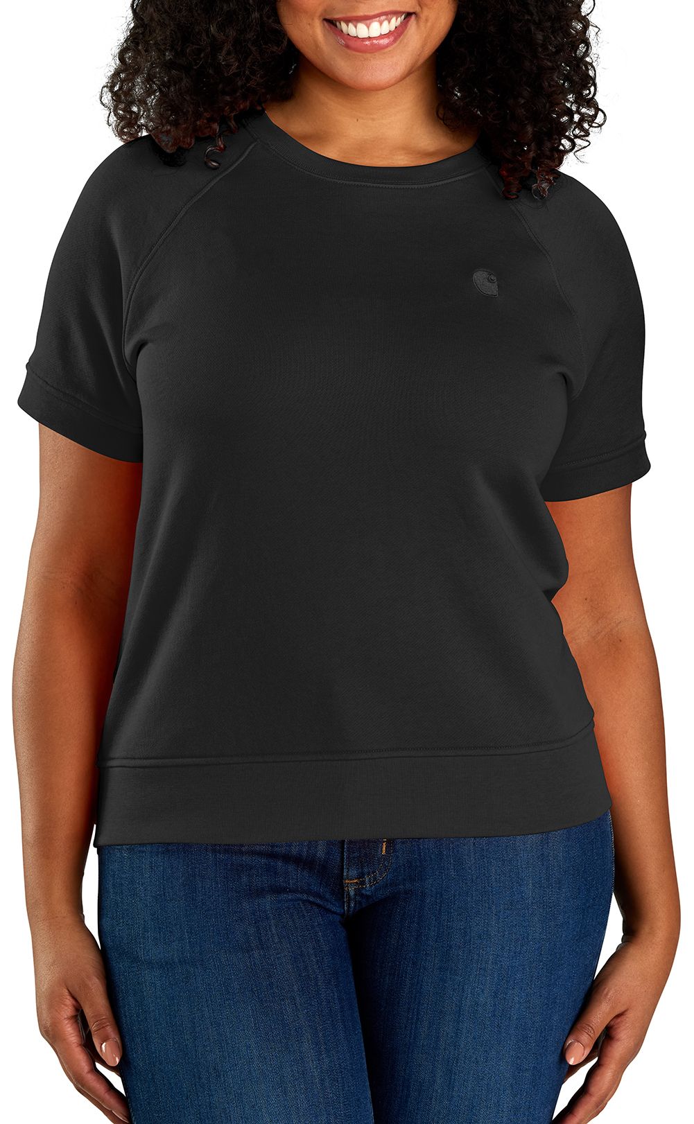 Carhartt Women's French Terry Short-Sleeve Sweatshirt