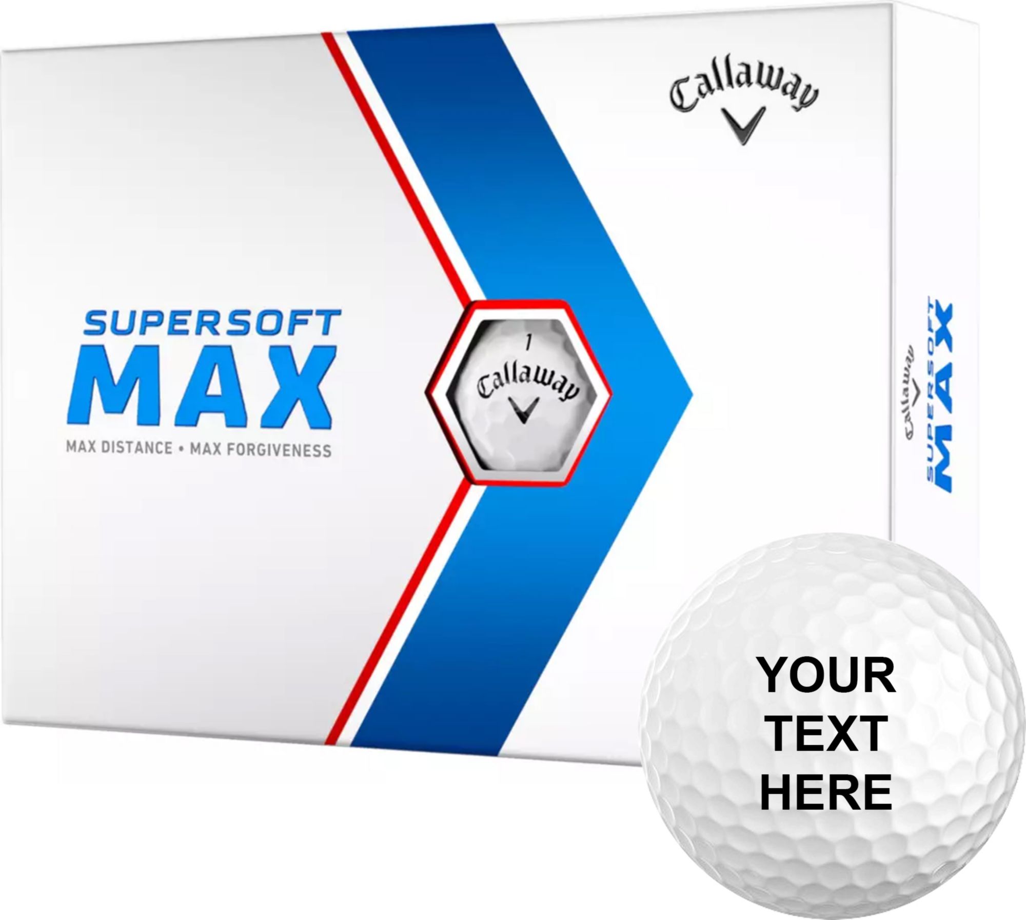 Callaway 2023 Supersoft Max Personalized Golf Balls