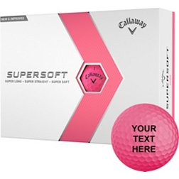Callaway 2023 Supersoft Matte Pink Personalized Golf Balls
