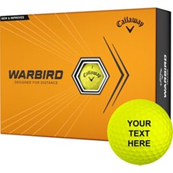 Callaway 2023 Warbird Yellow Personalized Golf Balls