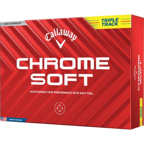 Callaway 2024 Chrome Soft Triple Track Golf Balls - 4 Dozen