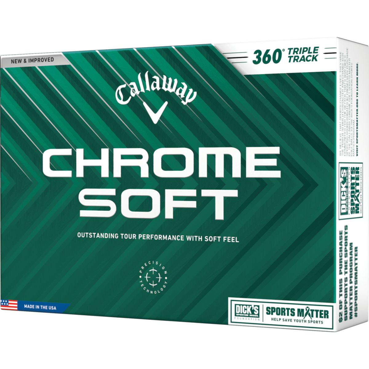 Callaway Chrome Tour X アメリカンフラッグ　ボール Chrome Tour X USA TruTrack Golf Balls