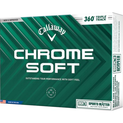 その他 Callaway CHROME TOUR X TRIPLE TRACK 2024 Chrome Tour X 360 Triple Track Yellow Golf Balls