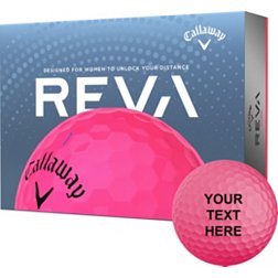 Callaway Women's 2023 REVA Pink Personalized Golf Balls