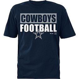 Dallas Cowboys Men's Drop Block Navy T-Shirt