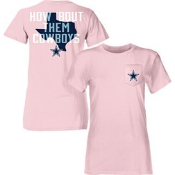 Dallas Cowboys Adult Varsity Helmet Pink T-Shirt