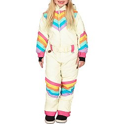 Tipsy Elves Kids' Retro Rainbow Snow Suit