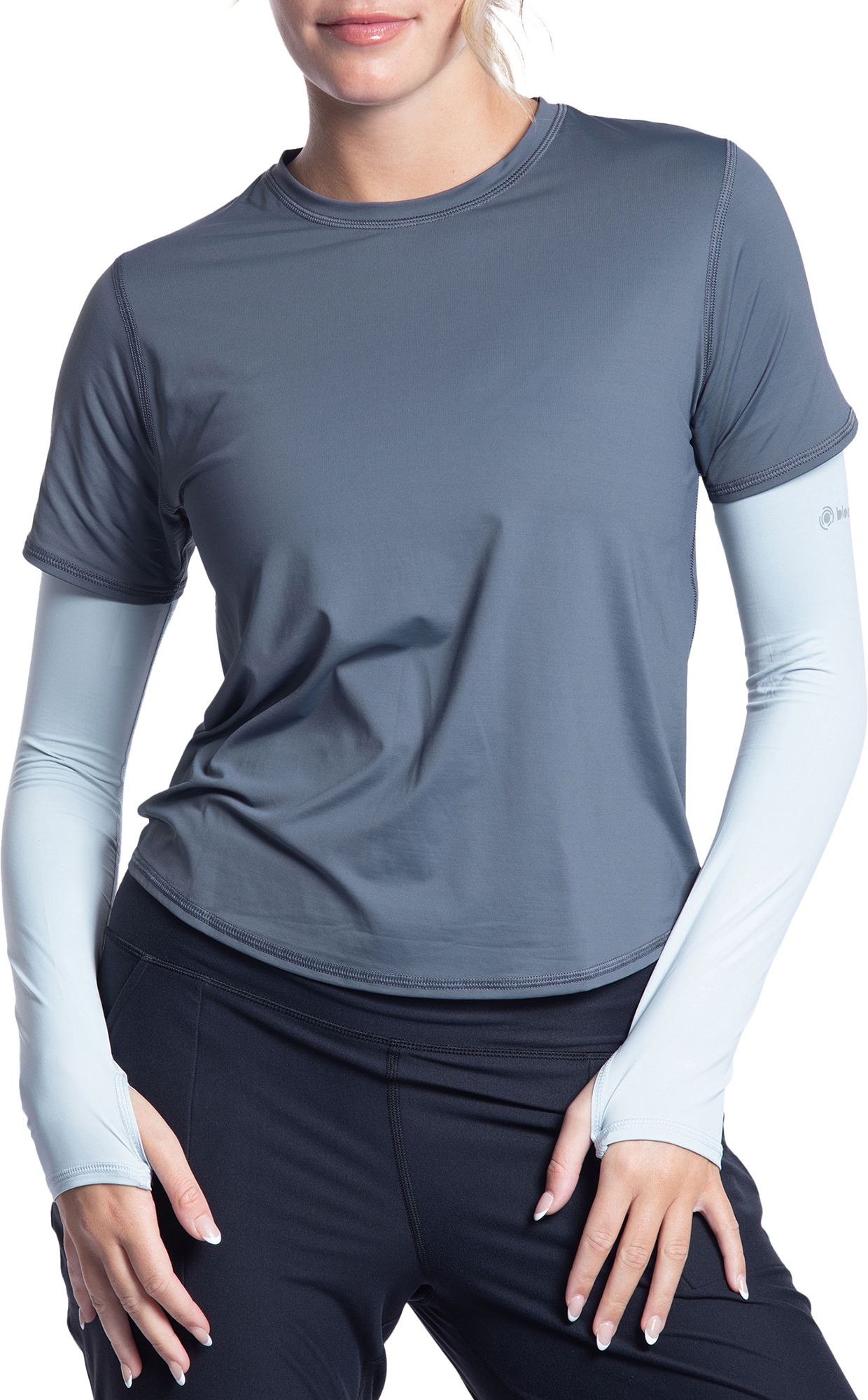 BloqUV Women's Short Sleeve Racquet Crew Top