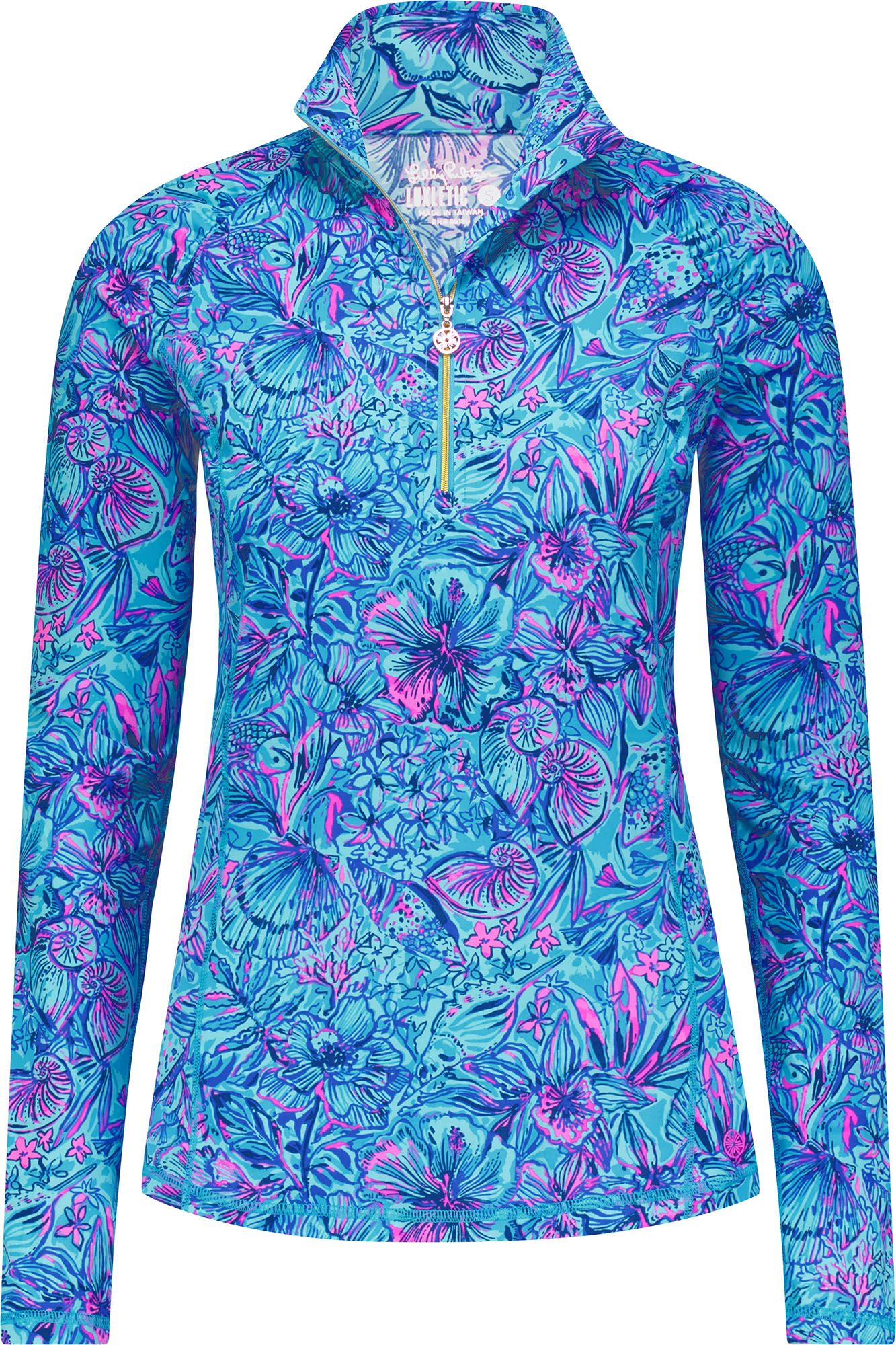 Lilly Pulitzer Women's Long Sleeve Justine UV Half Zip