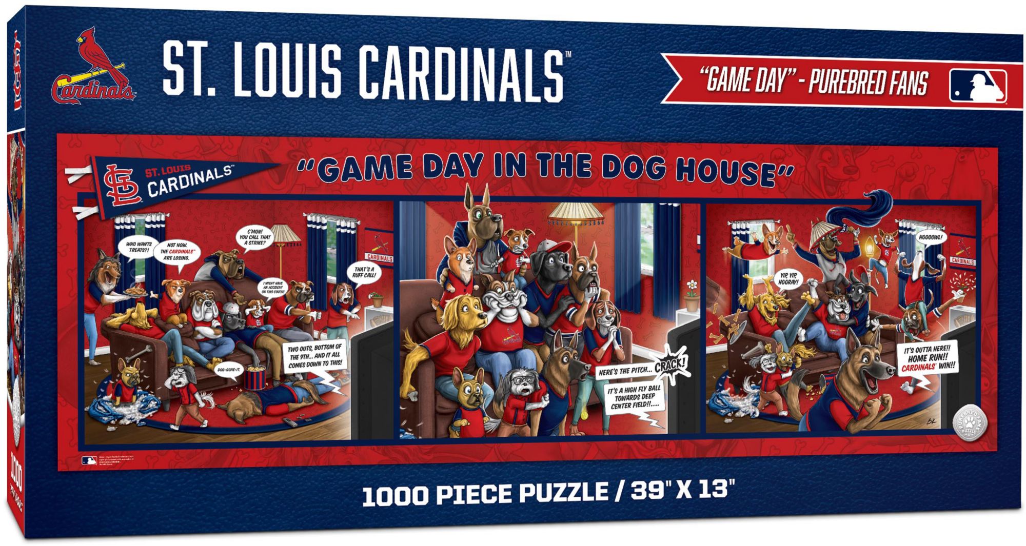 YouTheFan St. Louis Cardinals Gameday In The Dog House Puzzle