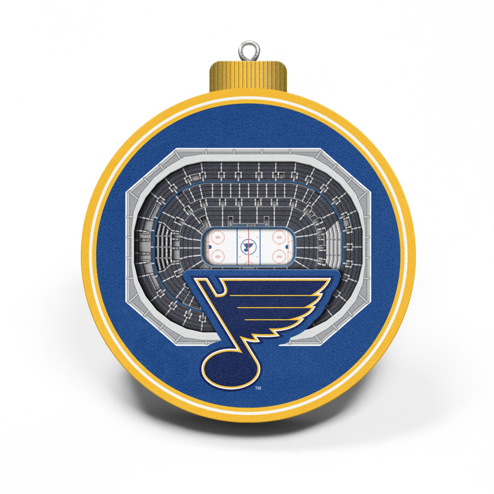 YouTheFan St. Louis Blues 3D Stadium View Ornament
