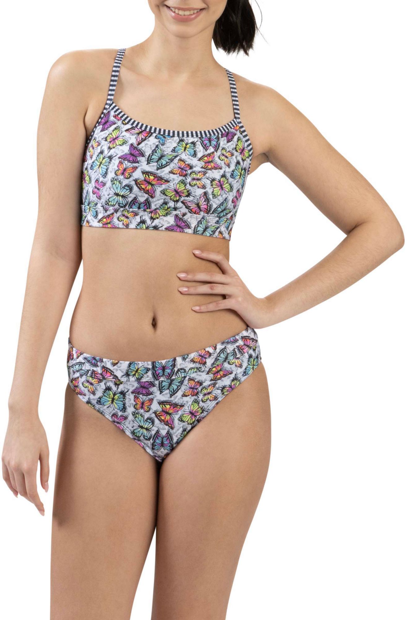 Dolfin Women's Uglies Fly Away Printed Two Piece Swimsuit