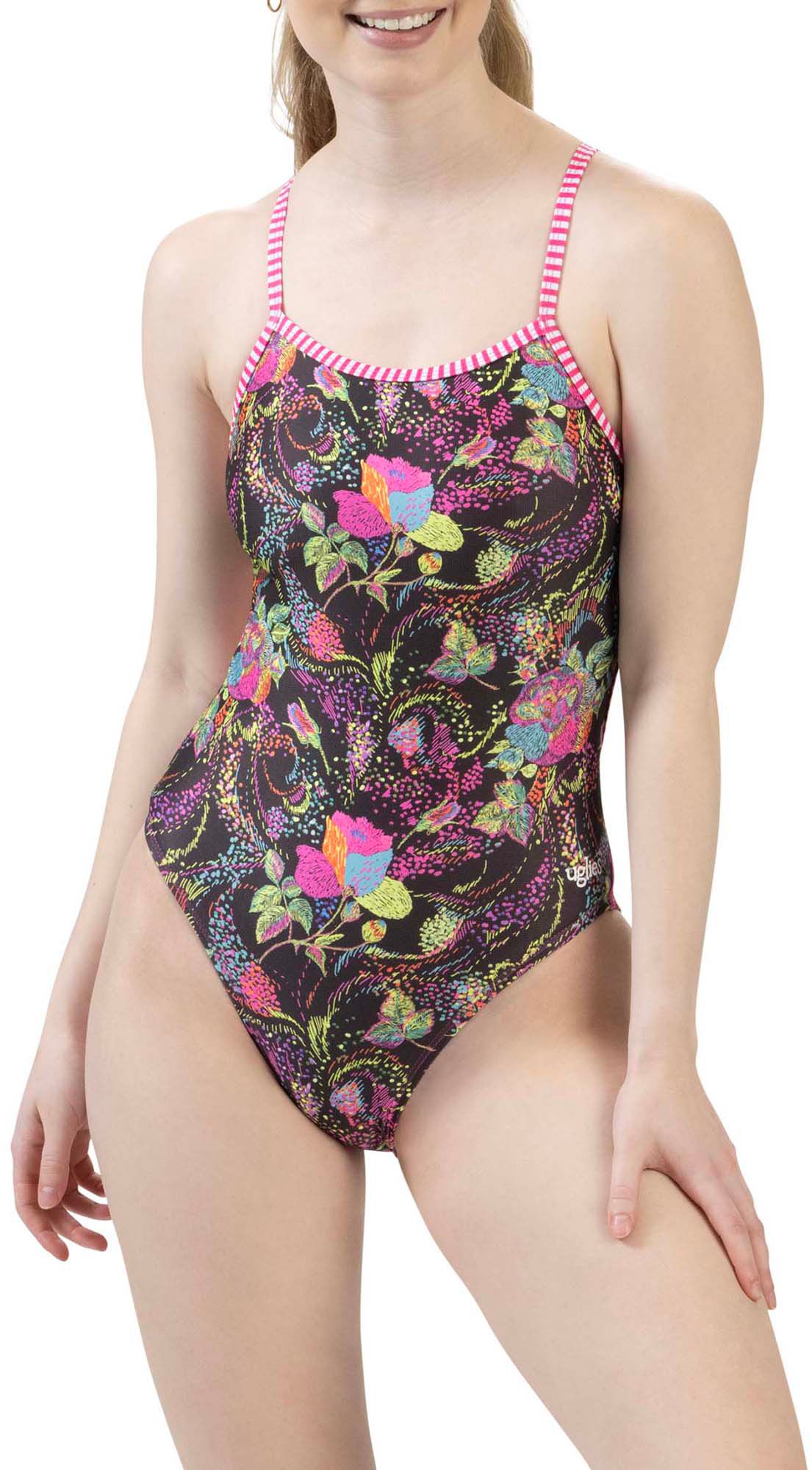 Dolfin Women's Uglies Tapestry Print One Piece Swimsuit