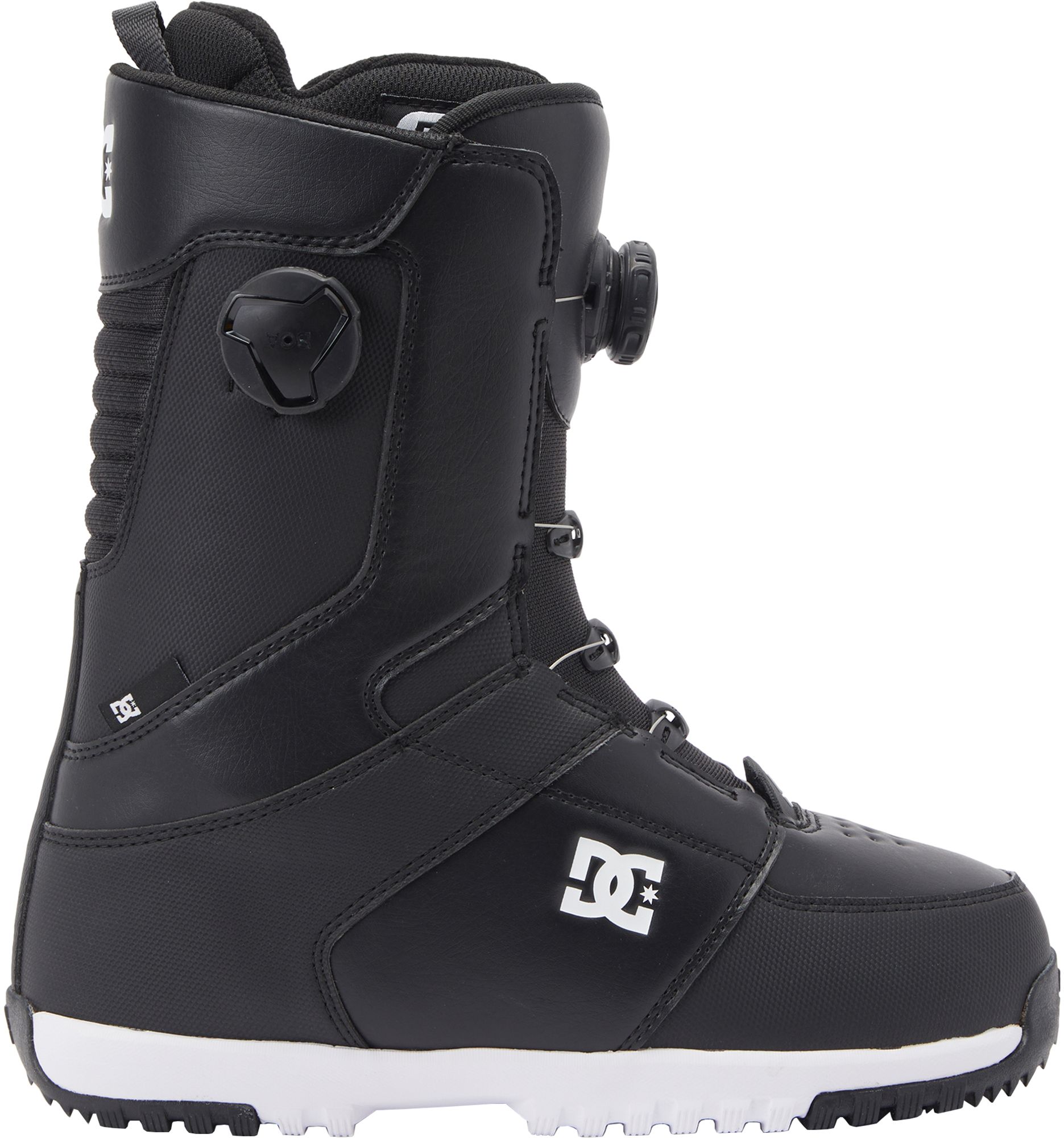 DC Shoes '23 '24 Control BOA Men's Snowboard Boots, Size 12, Black/Black/White