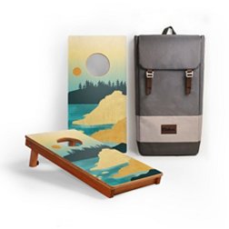 Elakai Travel 1' x 2' Cornhole Boards with Carrying Backpack