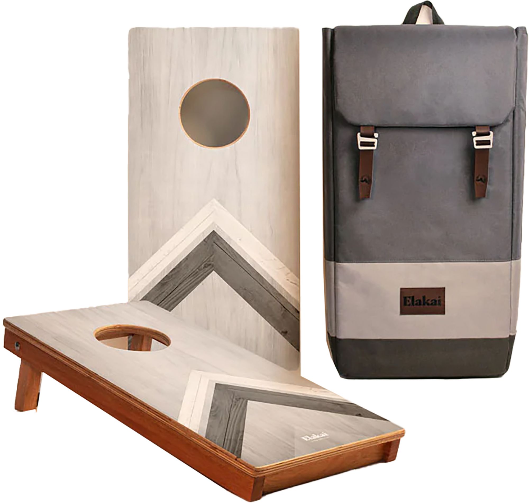 Elakai Travel 1' x 2' Cornhole Boards with Carrying Backpack
