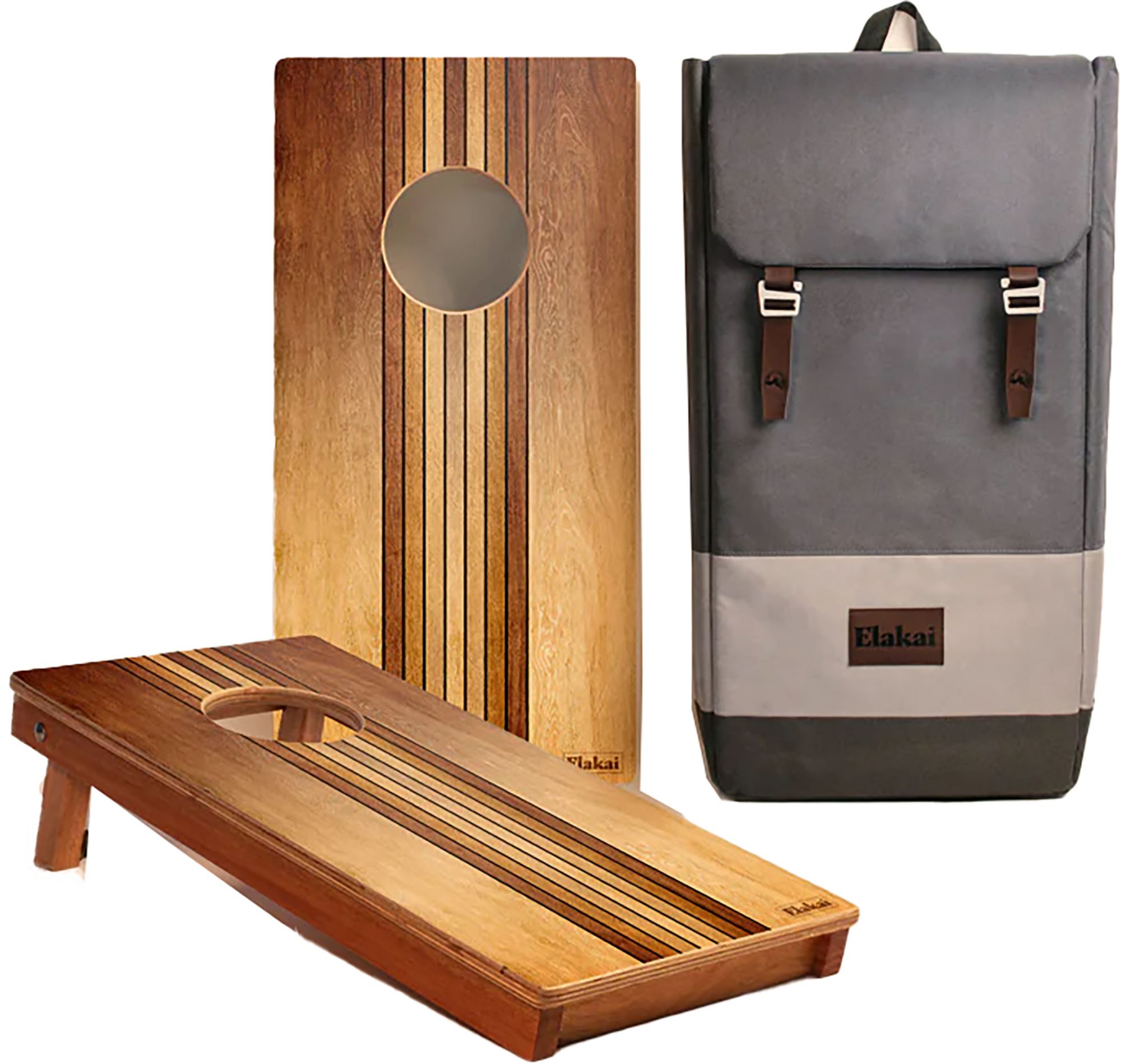 Elakai Travel 1' x 2' Cornhole Boards with Carrying Backpack