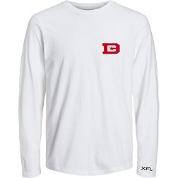 XFL Men's D.C. Defenders Lockup Logo Long Sleeve T-Shirt