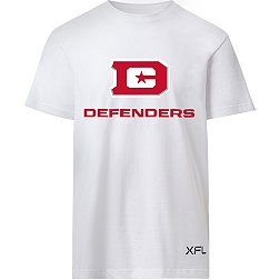 XFL Men's D.C. Defenders Lockup Logo White T-Shirt