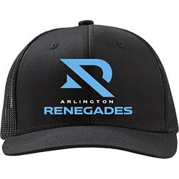 XFL Men's Arlington Renegades Black Adjustable Trucker Hat