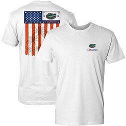 FloGrown Men's Florida Gators White Vintage Flag T-Shirt