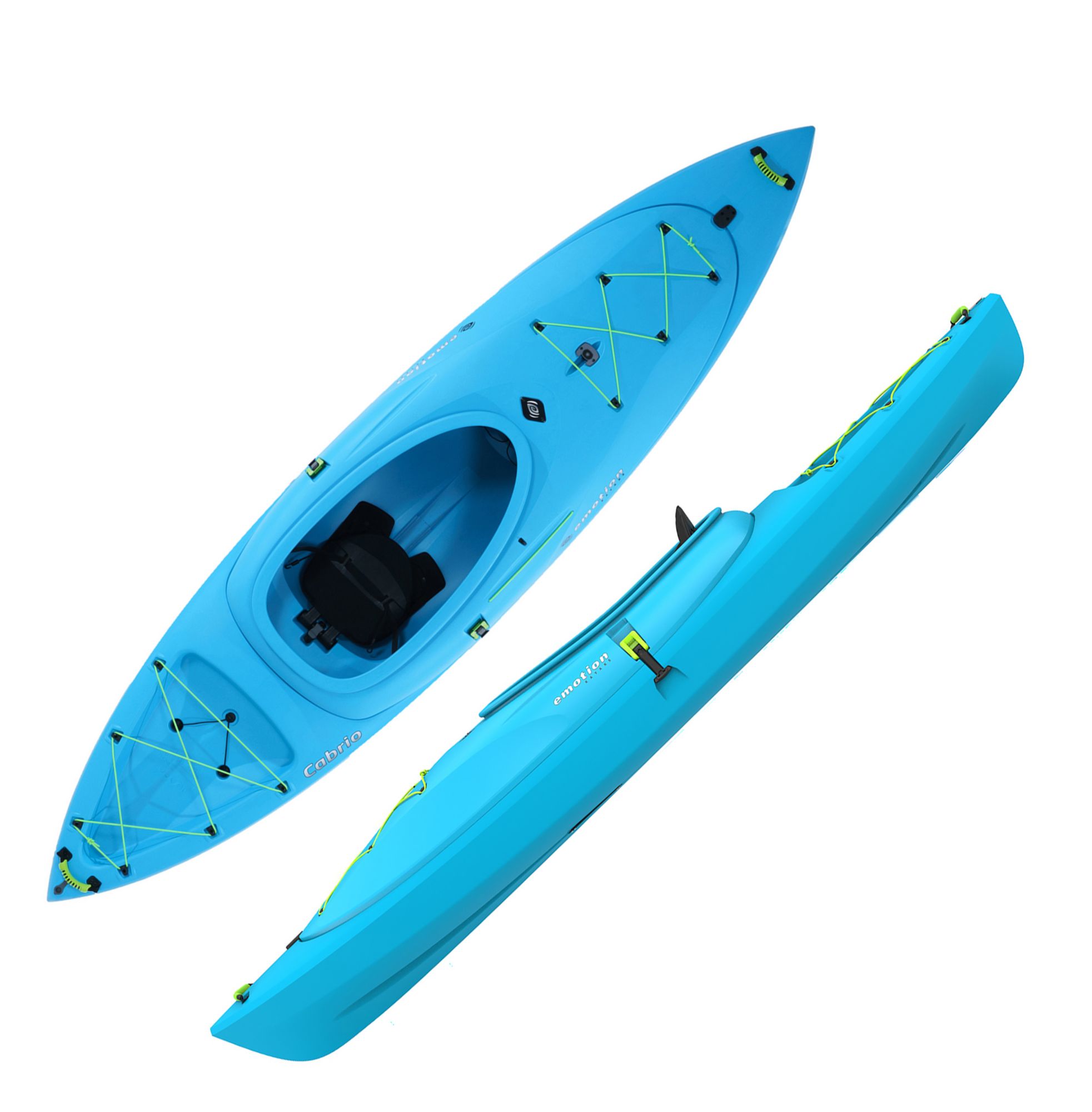 Photos - Kayak / Canoe Emotion Cabrio Hybrid Sit-On-Top/Sit-In Kayak, Glacier Blue 23EMOUCBRHYBRD 