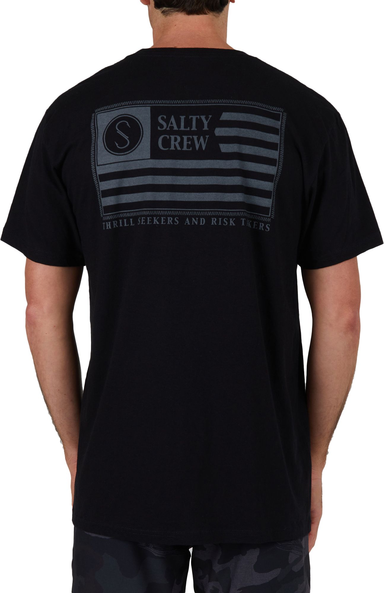 Salty Crew Men's Freedom Flag T-Shirt