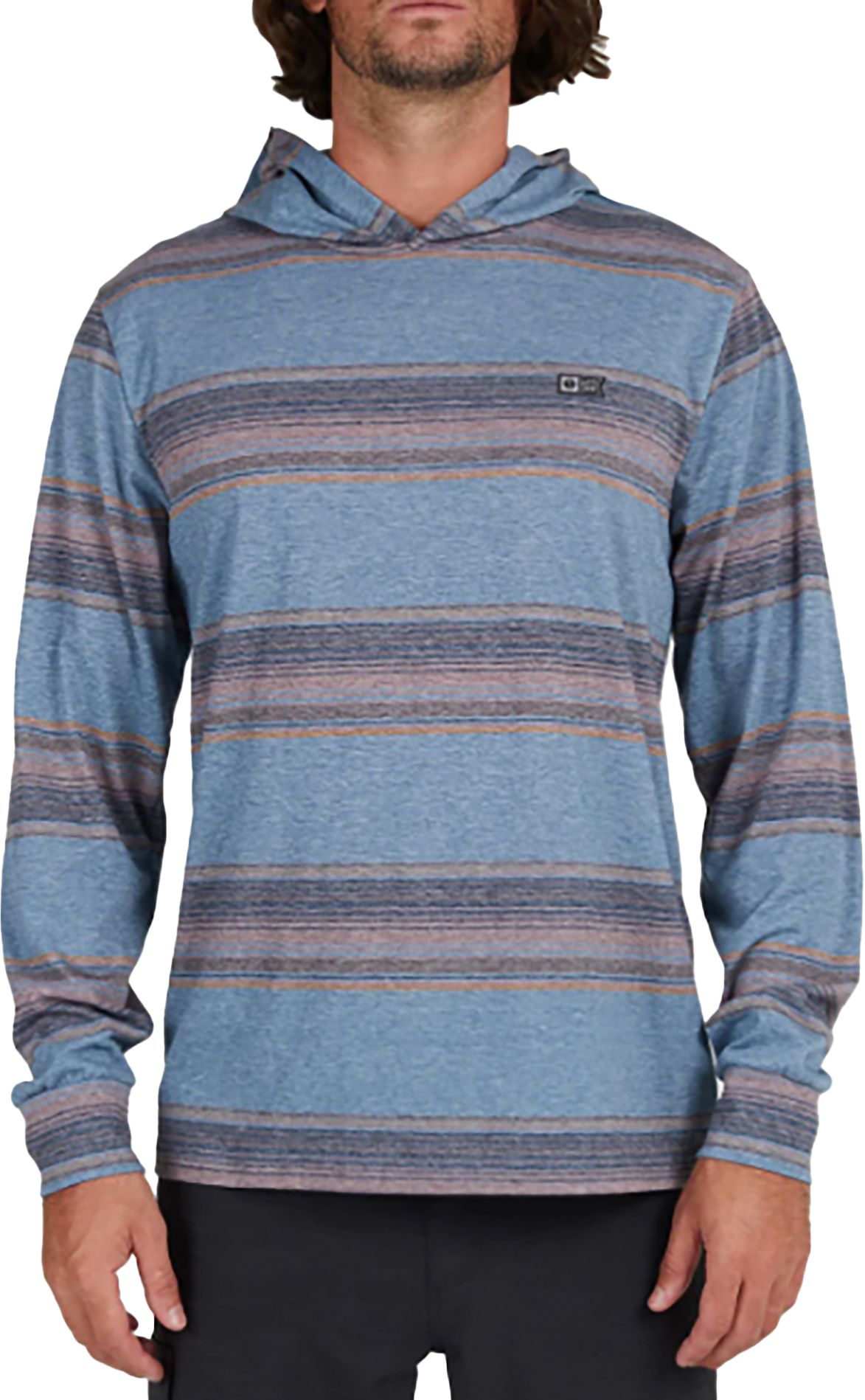 Salty Crew Men's Outskirts Rashguard with UV Hood