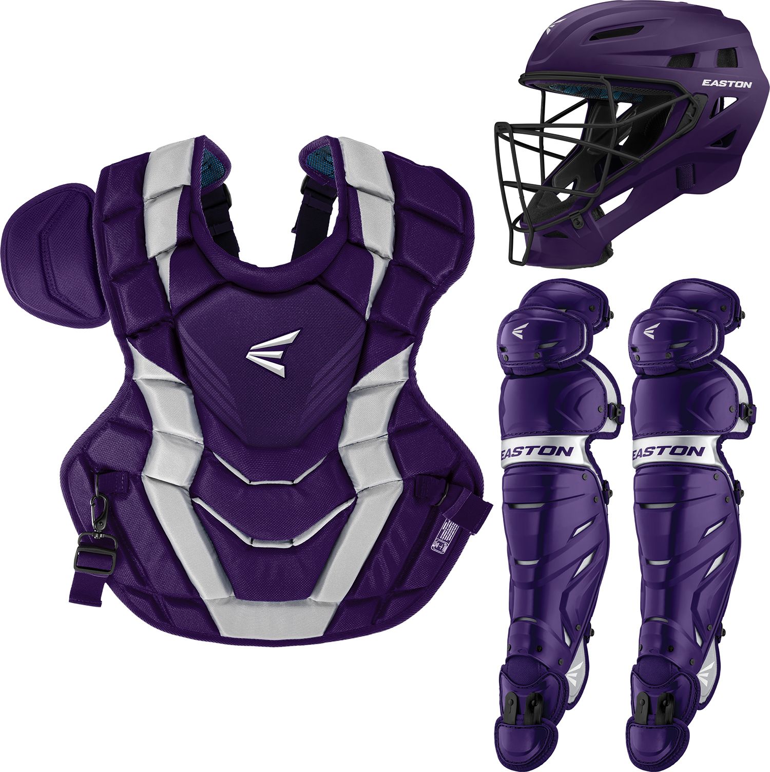 Easton Adult Elite X Catcher's Set - Purple