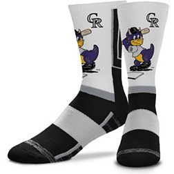 For Bare Feet Colorado Rockies Mascot Socks