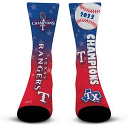For Bare Feet 2023 World Series Champions Texas Rangers Socks