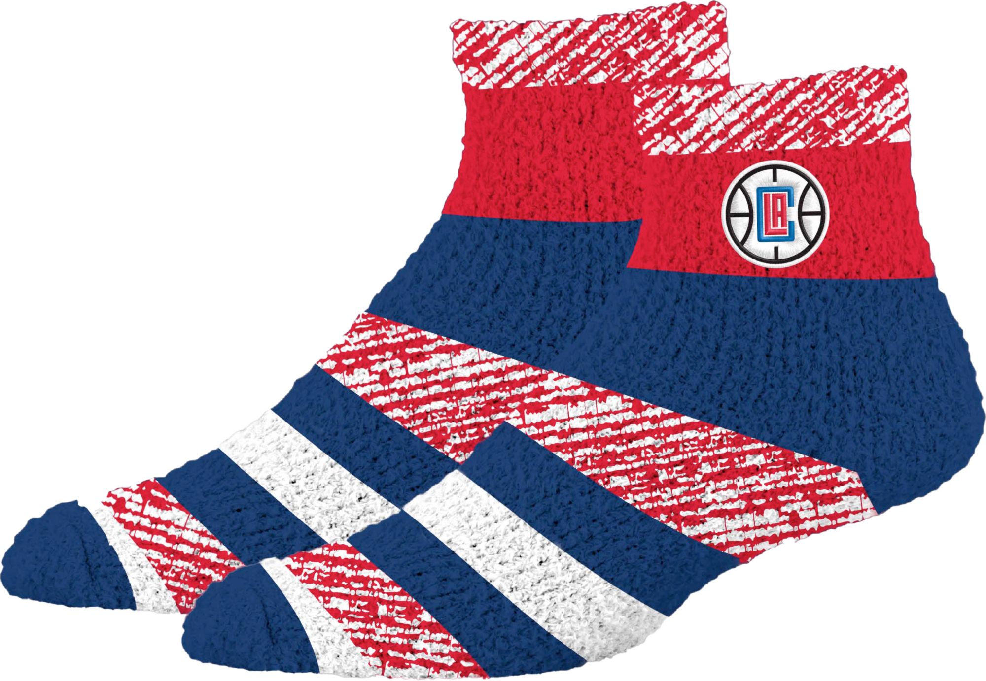 For Bare Feet Los Angeles Clippers Rainbow Cozy Socks