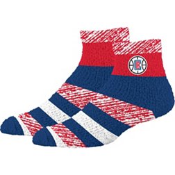 For Bare Feet Los Angeles Clippers Rainbow Cozy Socks