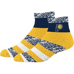 For Bare Feet Indiana Pacers Rainbow Cozy Socks